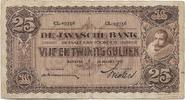   Netherlands Indies - 25 gulden 1931 P#71c  627.54 元 含税 ＋  292.85 元 运费
