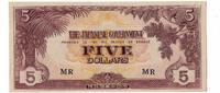   Malaya 5 dollars Block MK (M6d) aUNC 209.18 元 含税 ＋  292.85 元 运费