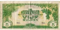   NETHERLANDS INDIES 5 Gulden JIM (ND) 1942 P124c  41.84 元 含税 ＋  292.85 元 运费