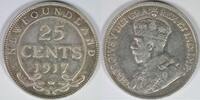 NewFoundland 25 cents King George V -