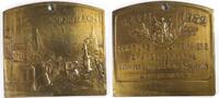 Belgium Plaquette 75th aniversary of the firefighters in Anderlecht - 1875-1932 -