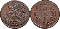 The Netherlands Duit Holland 1766 -