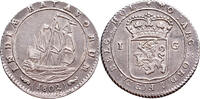 The Netherlands East Indies Scheepjesgulden Nederlands Indië 1802 -