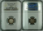Kanada Dime Canada 10c Ten Cents Coin NGC VF-30 Small Leaves -