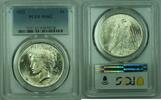 USA Dollar Peace Silver S$1 PCGS MS-62 (38A) -