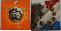 Kanada Token Canada-Netherlands 60 Years of Liberation Euro Set With .925 Silver -