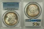 USA $1 Coin Morgan Silver Dollar PCGS MS-63 Toned (14) -