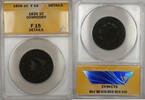 USA Large Cent Coronet Head 1c Coin ANACS F-15 Details Corroded PRX -