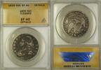 USA Half Dollar 1835 Capped Bust Silver  50c Coin ANACS EF-40 Details Cl... 2,177.05 元 含税 ＋  178.30 元 运费