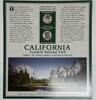 USA Quarter California Yosemite National Park P&D w/2 Stamps on Display Card -
