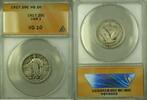 USA Standing Liberty Quarter 25c Coin VAR 1 ANACS VG-10 (WW) -