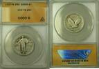 USA Standing Liberty Quarter 1927-S 25c Coin ANACS G-6 (Better Coin) (WW) -