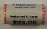 USA Mark B. Hayes Presidential $1 Roll - 25 BU Coins *Mint * Unknown in OBW -