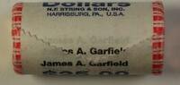 USA $1 Coin James A Garfield Presidential Dollar Roll 25 $1 Coins *Mint Unknown* In OBW -