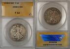 USA Half Dollar 1938-D Walking Liberty Coin 50C ANACS F 12 A -