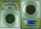 USA Large Cent Coronet Head ANACS VG-8 Details Damaged Corroded (41) -