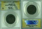 USA Large Cent Coronet Head ANACS VG-10 Details Heavily Corroded (41) -