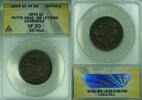 USA Large Cent Braided Hair Petite Hd/Sm Ltrs ANACS VF-20 Dets Corroded (42A) -