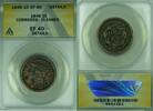 USA Large Cent Braided Hair ANACS EF-40 Details Corroded-Cleaned (42) -