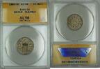 USA Shield Nickel 5c Coin ANACS AU-58 Details Cleaned -