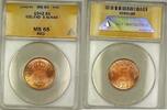 Weltmünzen Iceland 5A Five Aurar Copper ANACS MS-65 Red GEM BU (Better Coin) (F) -