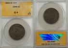 USA Large Cent 1C ANACS VG 8 Details Corroded-Cleaned -