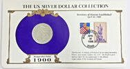 USA $1 Coin 1900-O Morgan Silver Dollar  Collection-Commemorative Stamp ... 391.90 元 含税 ＋  178.30 元 运费