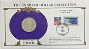 USA $1 Coin 1890 Morgan Silver Dollar  Collection-Commemorative Stamp Card  391.90 元 含税 ＋  178.30 元 运费
