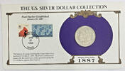 USA $1 Coin 1887-O Morgan Silver Dollar  Collection-Commemorative Stamp ... 391.90 元 含税 ＋  178.30 元 运费