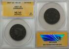USA Large Cent 1c Coin ANACS VG 10 Very Good Details Corroded (A) -
