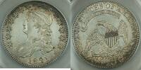 USA 1821 Capped Bust Silver Half 50c, O-107 ANACS AU-50, Details, Cleane... 7,001.87 元 含税 ＋  178.30 元 运费