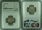 USA Capped Bust Quarter 25C NGC G 4 -