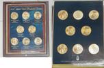 USA Dollar S Presidential 8 Coin Set Uncirculated P & D in Case -