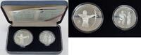 Weltmünzen 1987 South Korea Silver Proof 2 Coin Set - Commemorating Olympic Games -