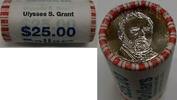 USA $1 Coin Ulysses S. Grant Presidential Dollar Roll BU 25 $1 Coins/Mint Mark Unknown -