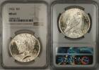 USA Peace Dollar Silver $1 NGC MS-63 (Better Coin) (14b) -