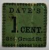 Banknoten Cent Civil War Chits Dave’s One Obsolete Currency -