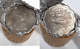 Weltmünzen 10 Cents Bahamas BU Coins w/Bonefish-KM#4 Roll of 20 in Wrapper as Shown -