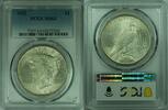 USA Dollar Peace Silver Coin $1 PCGS MS-63 (37) A -