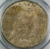 USA Dollar Peace Silver Coin, PCGS MS-64 *Toned* Vintage Toning -