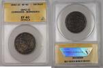 USA Large Cent Braided Hair Coin ANACS EF-40 Details Corroded Burnished -
