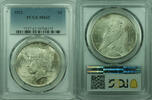 USA $1 Coin Peace Silver Dollar PCGS MS-62 Better Coin (29) A -