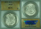 USA $1 Coin Morgan Silver Dollar ANACS MS-61 -