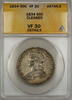 USA Half Dollar 1834 Capped Bust Silver  50c Coin ANACS VF-30 Details Cl... 1,765.18 元 含税 ＋  178.30 元 运费