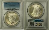 USA $1 Coin Peace Silver Dollar PCGS MS-62 (Better) (I) (18) -
