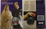 Kanada 25 Cent 60th Wedding Anniversary of the Queen Canadian Commem Coin -