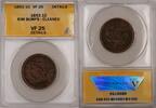 USA Large Cent Braided Hair 1C Coin ANACS VF 25 Details Rim Bumps Cleaned -