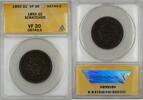 USA Large Cent Braided Hair 1C Coin ANACS VF 30 Details Scratched -