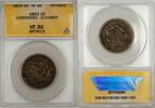 USA Large Cent Braided Hair 1C Coin ANACS VF 30 Details Corroded Cleaned A -