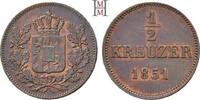 BAYERN 1/2 Kreuzer Maximilian II., 1848-1864. -